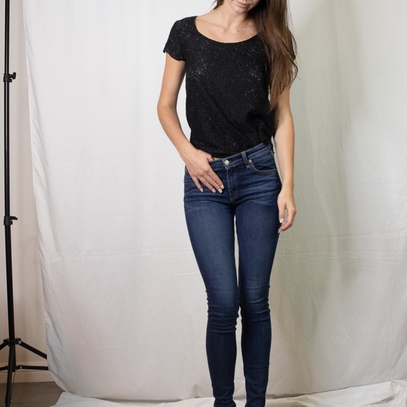 Rag & Bone Jean Blue Dorset Skinny Jeans - Picture 3 of 10